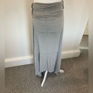 Womens Long Gap Skirt